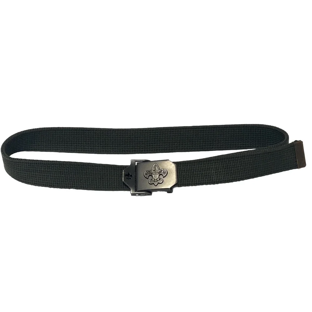 Vintage Boy Scouts of America BSA Military Green‎ Canvas Belt 42